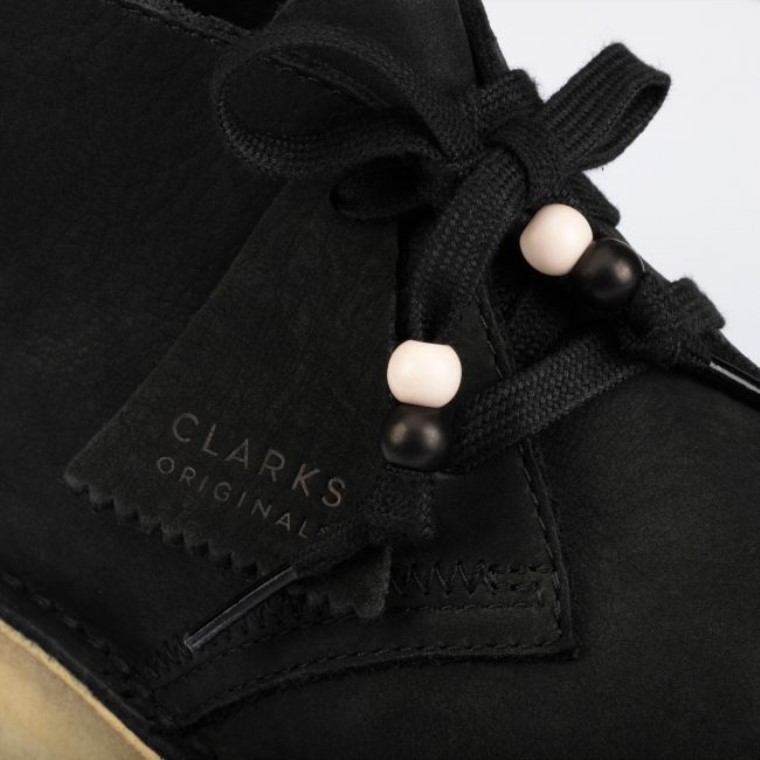 Desierto Carbón Nubuck Negro Clarks Nubuck Negro