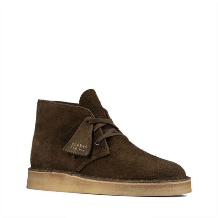 Desierto Carbón Gamuza Oliva Clarks Gamuza Oliva
