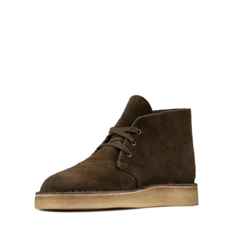Desierto Carbón Gamuza Oliva Clarks Gamuza Oliva