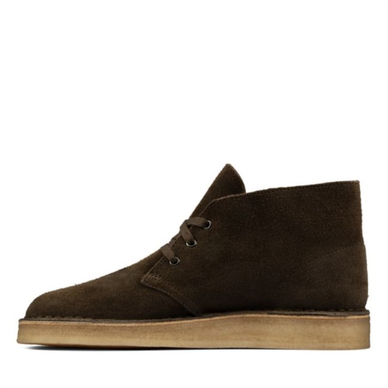Desierto Carbón Gamuza Oliva Clarks Gamuza Oliva