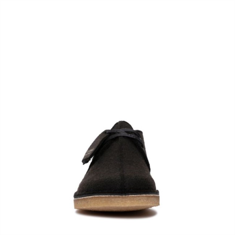 Caminata Por El Desierto Fieltro Negro Clarks Fieltro Negro