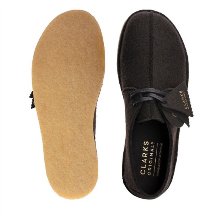 Caminata Por El Desierto Fieltro Negro Clarks Fieltro Negro