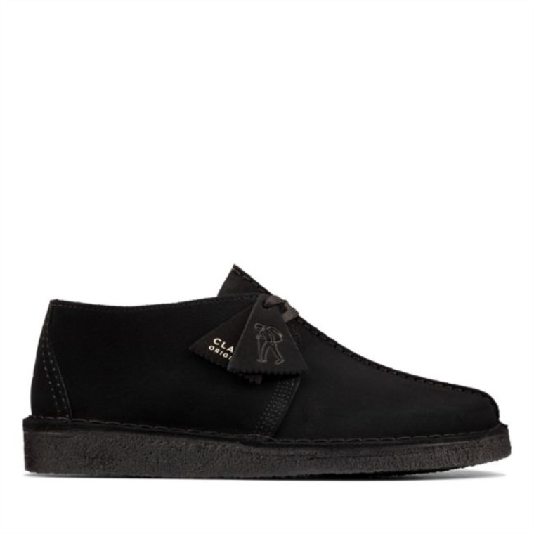 Desierto Trek Gamuza Negra Clarks Gamuza Negra