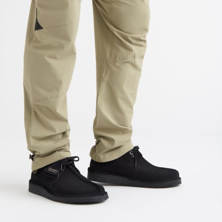 Desierto Trek Gamuza Negra Clarks Gamuza Negra