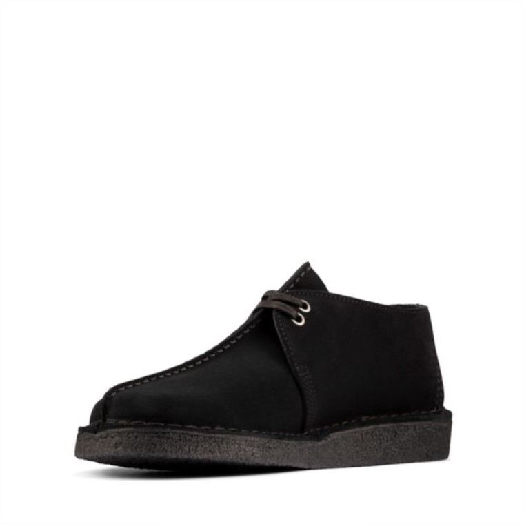 Desierto Trek Gamuza Negra Clarks Gamuza Negra