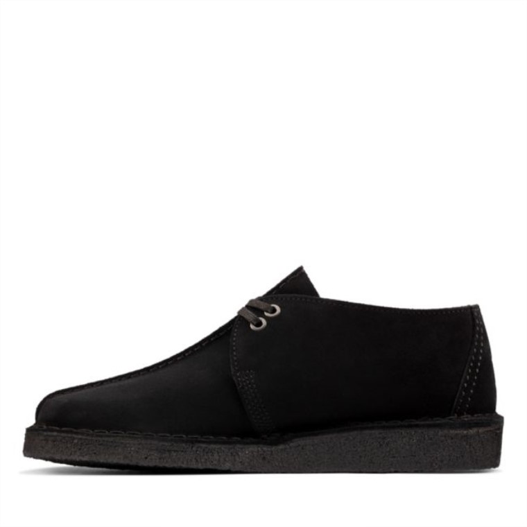 Desierto Trek Gamuza Negra Clarks Gamuza Negra