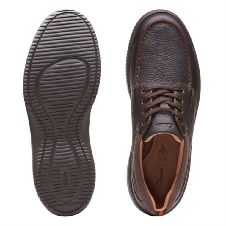 Borde Donaway Cuero Marrón Cuero Marrón Clarks