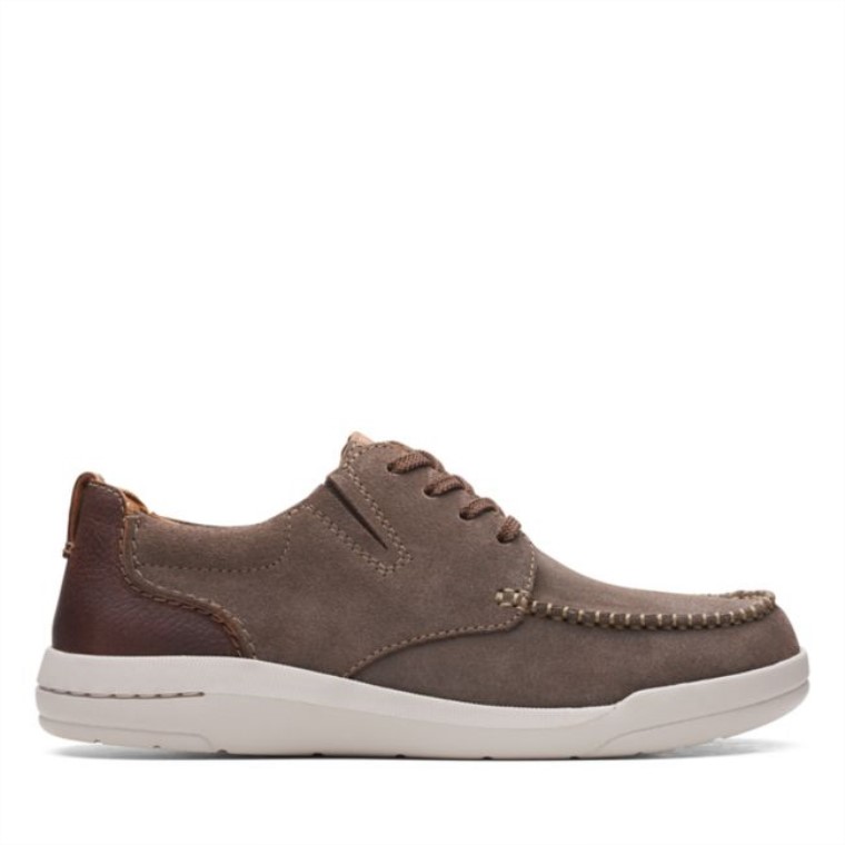 Driftway Low Taupe Suede Taupe Suede Clarks