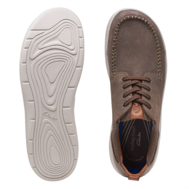 Driftway Low Taupe Suede Taupe Suede Clarks