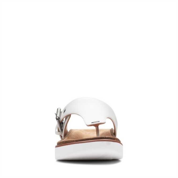 Elayne Step Cuero Blanco Clarks Cuero Blanco