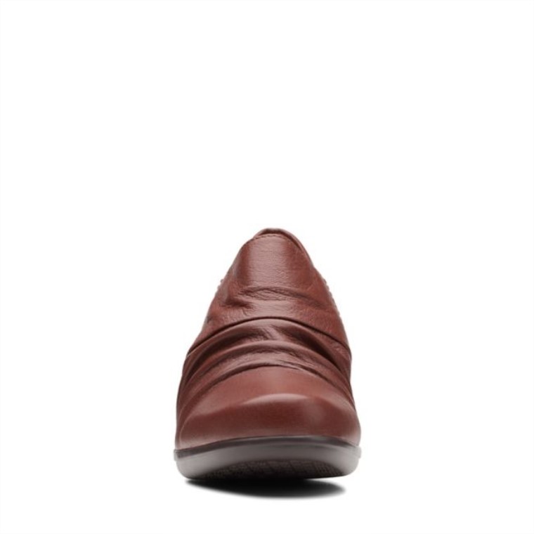 Emily Cove Cuero Marrón Oscuro Clarks Cuero Marrón Oscuro