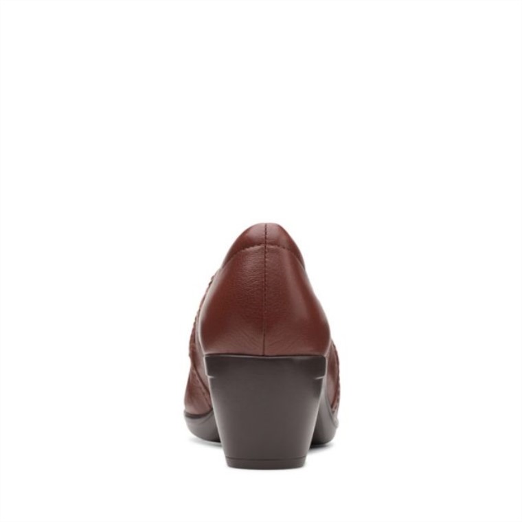 Emily Cove Cuero Marrón Oscuro Clarks Cuero Marrón Oscuro
