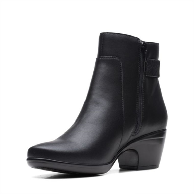 Emily Holly Cuero Negro Clarks Cuero Negro