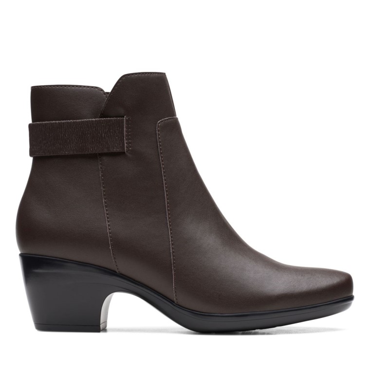 Emily Holly Cuero Marrón Oscuro Cuero Marrón Oscuro Clarks