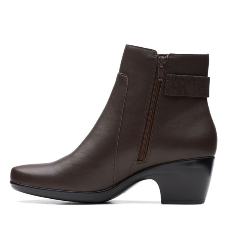 Emily Holly Cuero Marrón Oscuro Cuero Marrón Oscuro Clarks