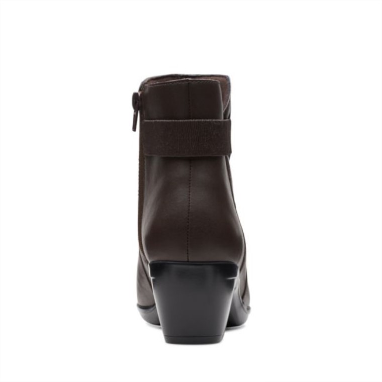 Emily Holly Cuero Marrón Oscuro Cuero Marrón Oscuro Clarks