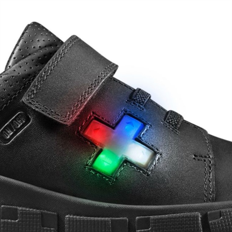Codificar Flash Niño Cuero Negro Clarks Cuero Negro