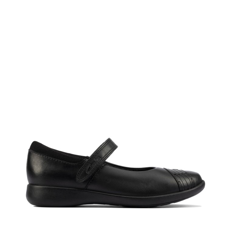 Etch Beam Kid Cuero Negro Clarks Cuero Negro