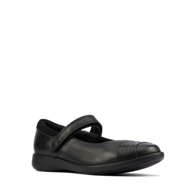 Etch Beam Kid Cuero Negro Clarks Cuero Negro