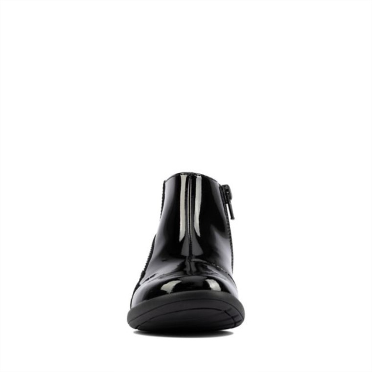 Etch G Low Kid Charol Negro Clarks Charol Negro