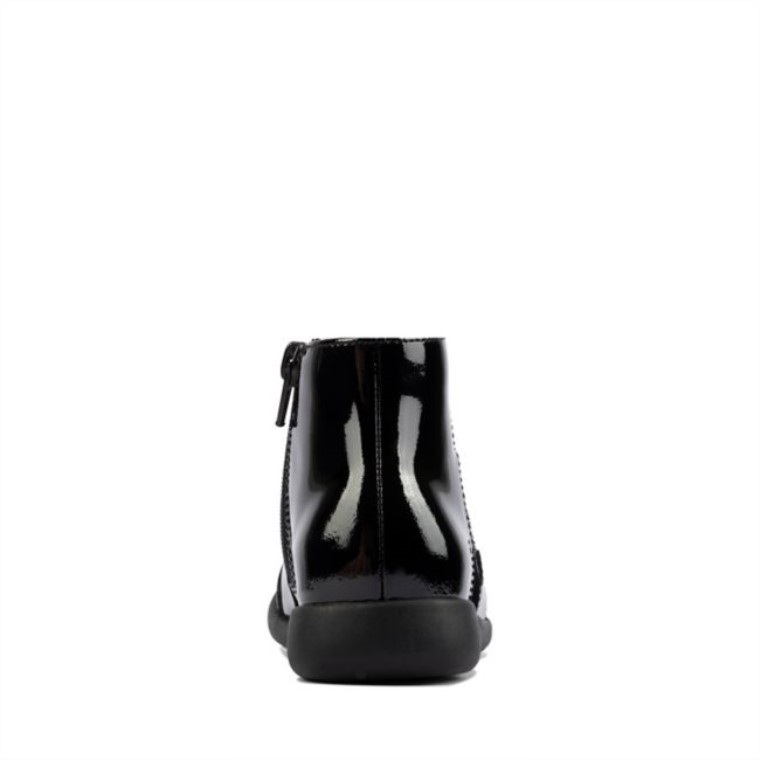 Etch G Low Kid Charol Negro Clarks Charol Negro