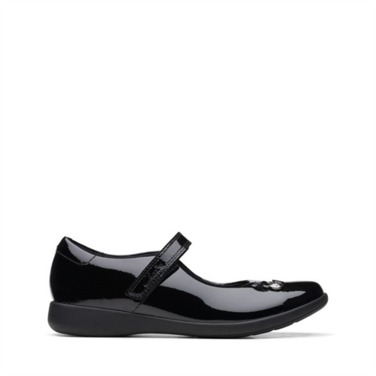 Niebla De Grabado Más Antiguo Charol Negro Charol Negro Clarks