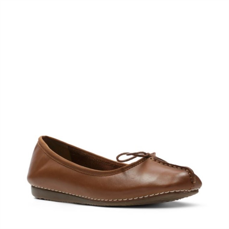 Freckle Ice Cuero Marrón Oscuro Clarks Cuero Marrón Oscuro