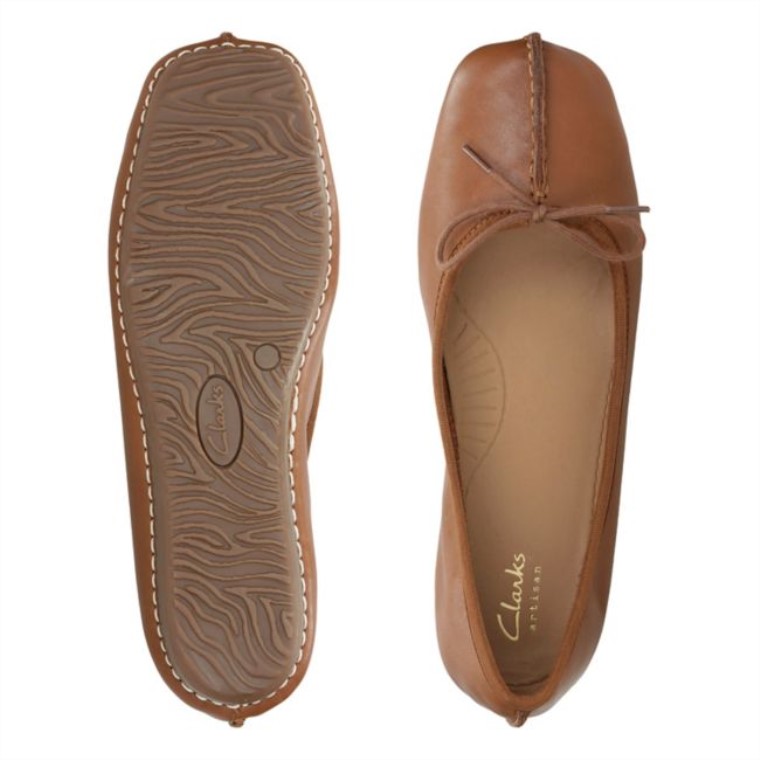 Freckle Ice Cuero Marrón Oscuro Clarks Cuero Marrón Oscuro