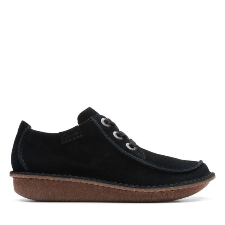 Diversión Ny Sueño Gamuza Negra Clarks Gamuza Negra