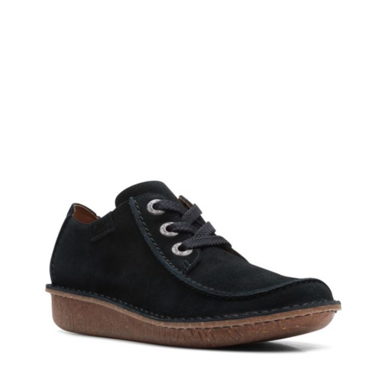 Diversión Ny Sueño Gamuza Negra Clarks Gamuza Negra
