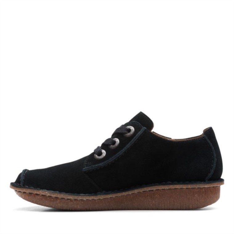 Diversión Ny Sueño Gamuza Negra Clarks Gamuza Negra