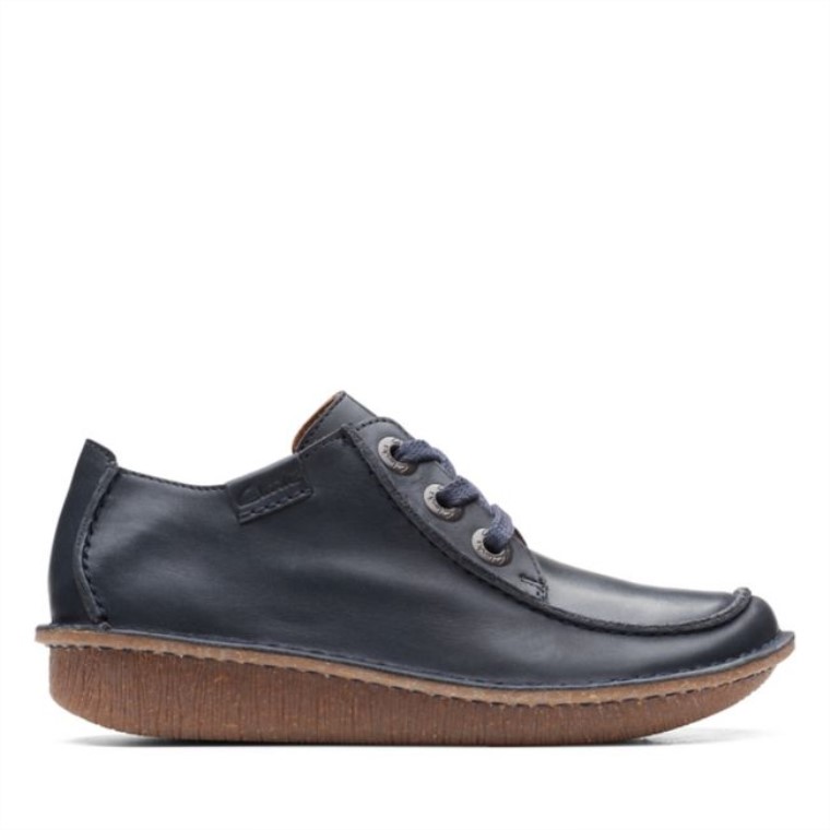 Fun Ny Dream Cuero Azul Marino Clarks Cuero Azul Marino