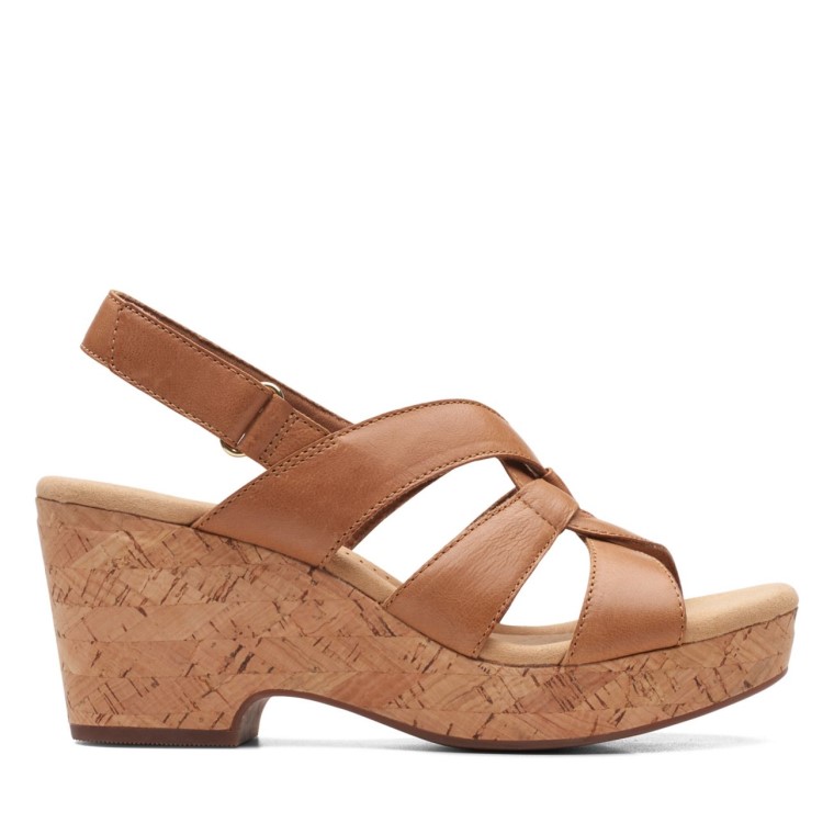 Giselle Playa Cuero Bronceado Cuero Bronceado Clarks