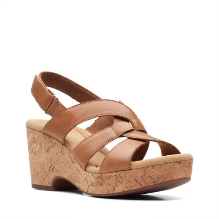 Giselle Playa Cuero Bronceado Cuero Bronceado Clarks