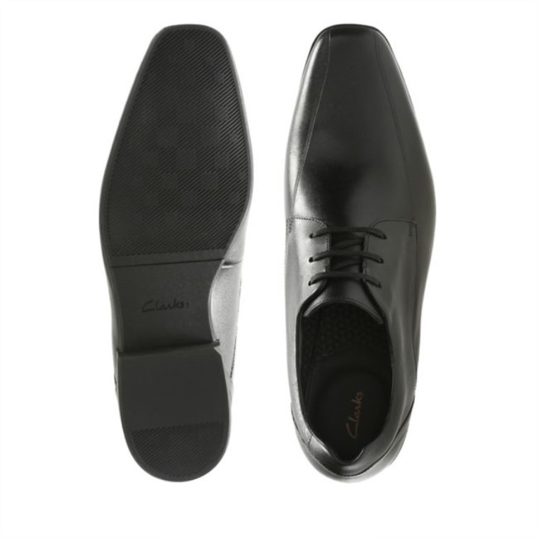 Glement Sobre Cuero Negro Clarks Cuero Negro