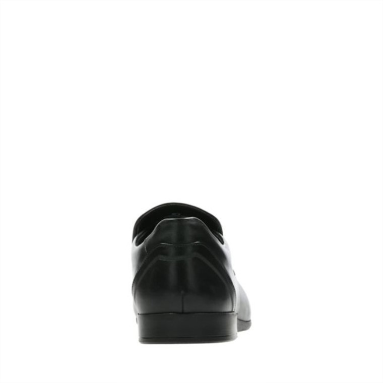Costura Glement Cuero Negro Clarks Cuero Negro