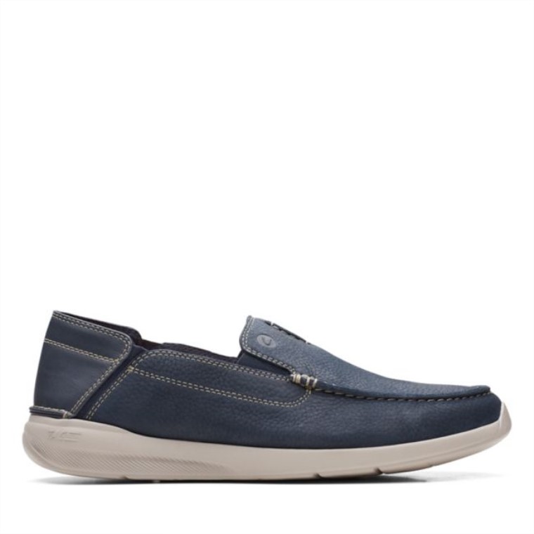 Peldaño Nobuk Azul Marino Clarks Nobuk Azul Marino