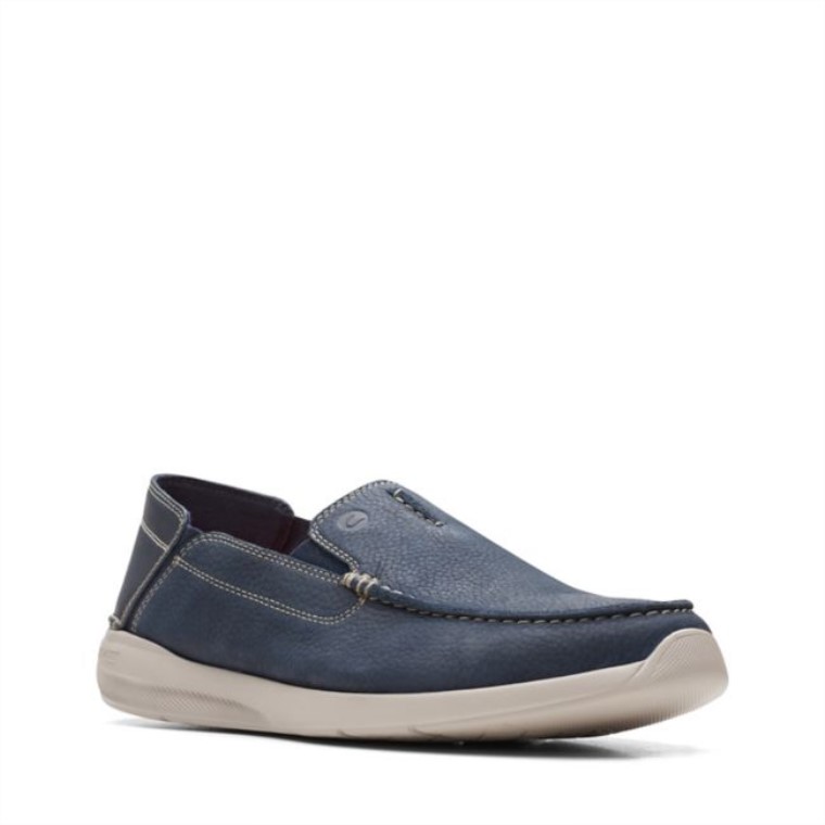 Peldaño Nobuk Azul Marino Clarks Nobuk Azul Marino