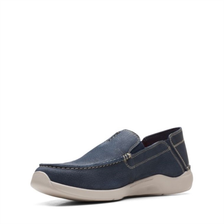 Peldaño Nobuk Azul Marino Clarks Nobuk Azul Marino