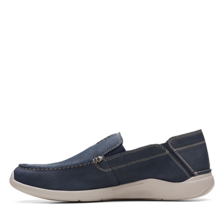 Peldaño Nobuk Azul Marino Clarks Nobuk Azul Marino