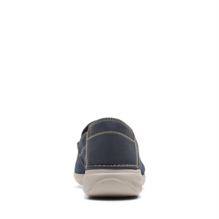 Peldaño Nobuk Azul Marino Clarks Nobuk Azul Marino