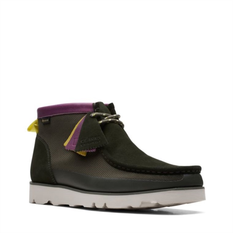 Combi Verde Clarks Wallabee 20 Gtx Combi Verde
