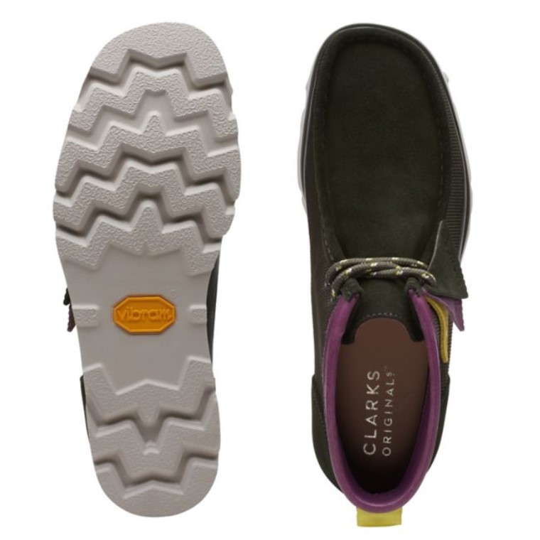 Combi Verde Clarks Wallabee 20 Gtx Combi Verde