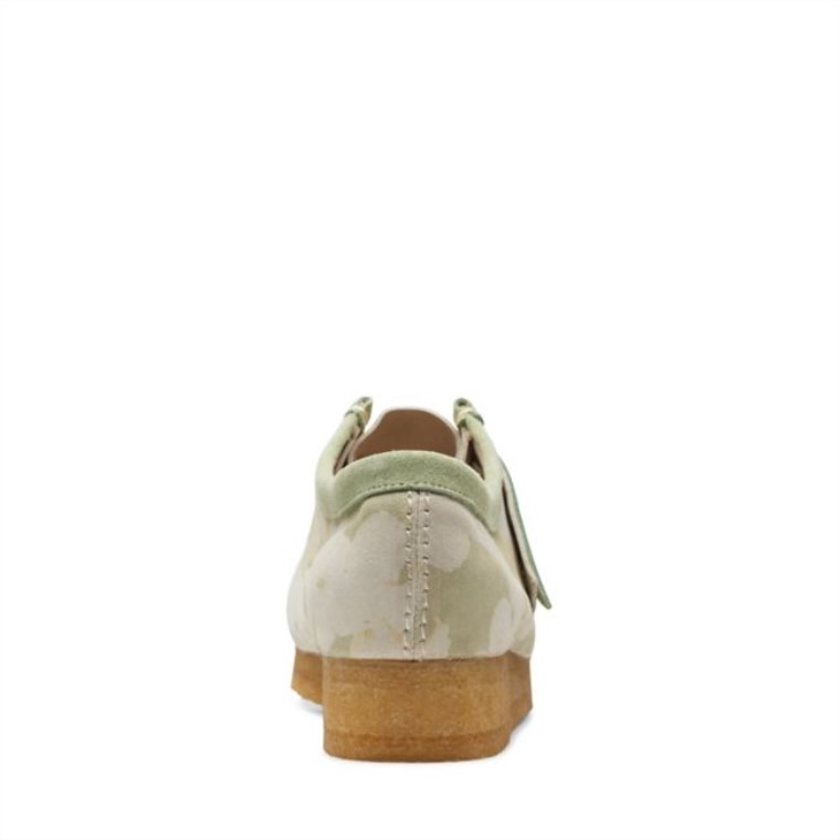 Verde Floral Clarks Wallabee Verde Floral
