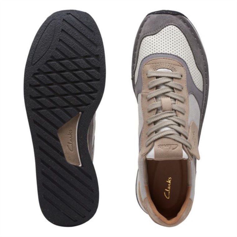 Combinación Gris Clarks Craft Run To Gris Combinación