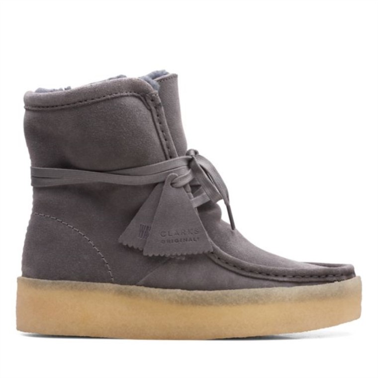 Antes De Gris Con Forro Cálido Taza Clarks Wallabee Hola Antes De Gris Con Forro Cálido