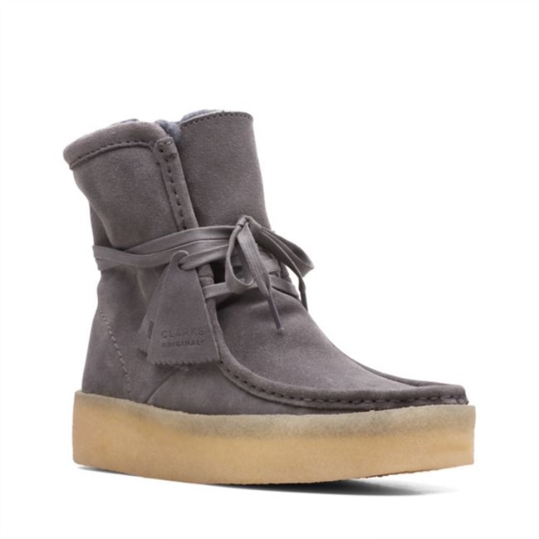 Antes De Gris Con Forro Cálido Taza Clarks Wallabee Hola Antes De Gris Con Forro Cálido