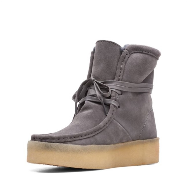 Antes De Gris Con Forro Cálido Taza Clarks Wallabee Hola Antes De Gris Con Forro Cálido