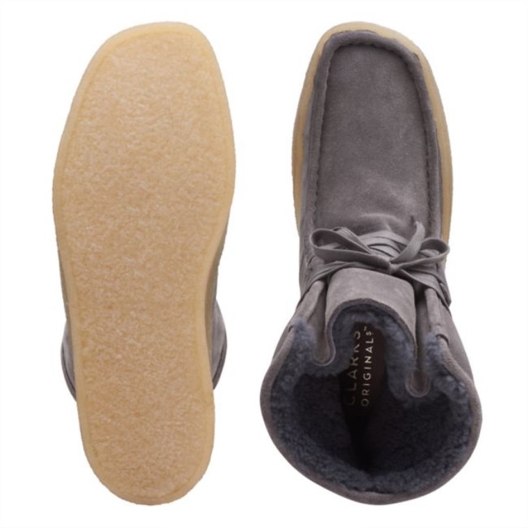 Antes De Gris Con Forro Cálido Taza Clarks Wallabee Hola Antes De Gris Con Forro Cálido