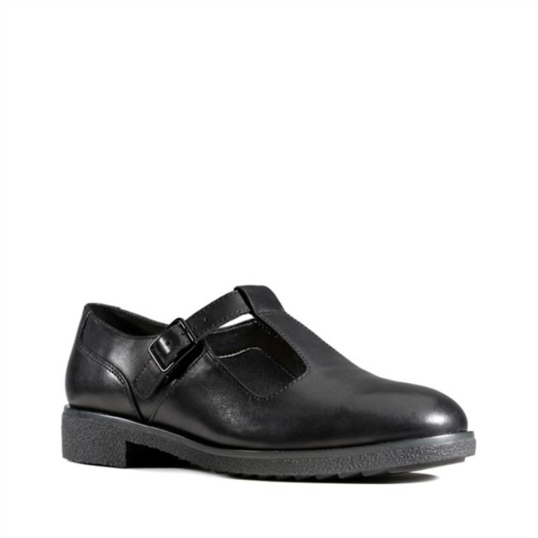 Griff Town Cuero Negro Clarks Cuero Negro